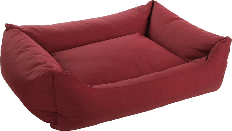 Mand Geneve Rechthoekig - 100 x 80 x 25 cm - Hondenmand - Hondenkussen by Flamingo in Bordeaux – product photo