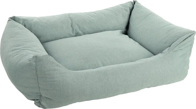Mand Geneve Rechthoekig - 100 x 80 x 25 cm - Hondenmand - Hondenkussen de Flamingo en Vert clair – photo produit