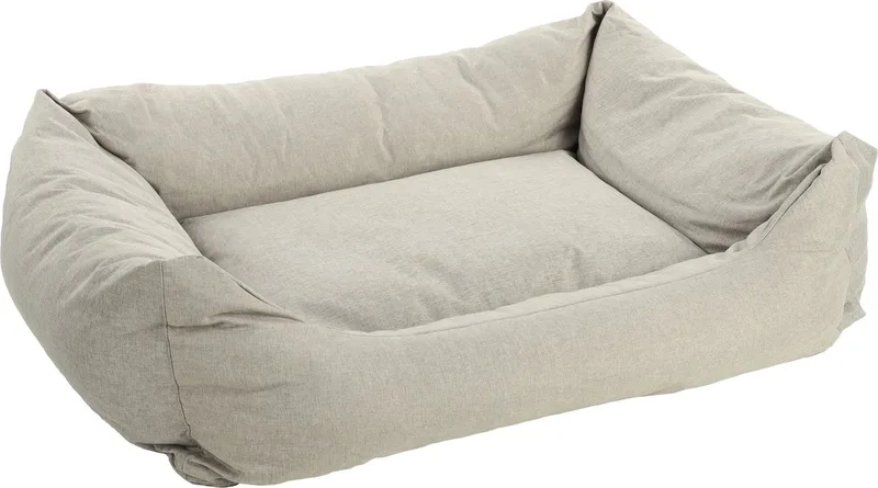 Mand Geneve Rechthoekig - 100 x 80 x 25 cm - Hondenmand - Hondenkussen by Flamingo in Beige – product photo
