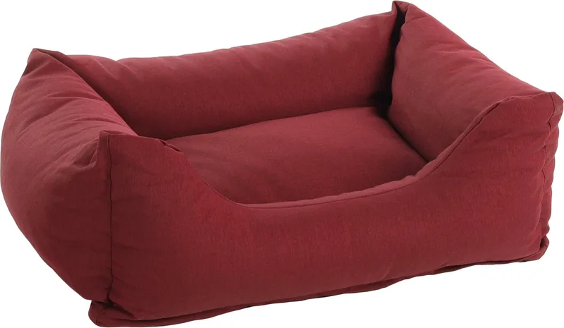 Mand Geneve Rechthoekig - 65 x 50 x 20 cm - Hondenmand - Hondenkussen by Flamingo in Bordeaux – product photo