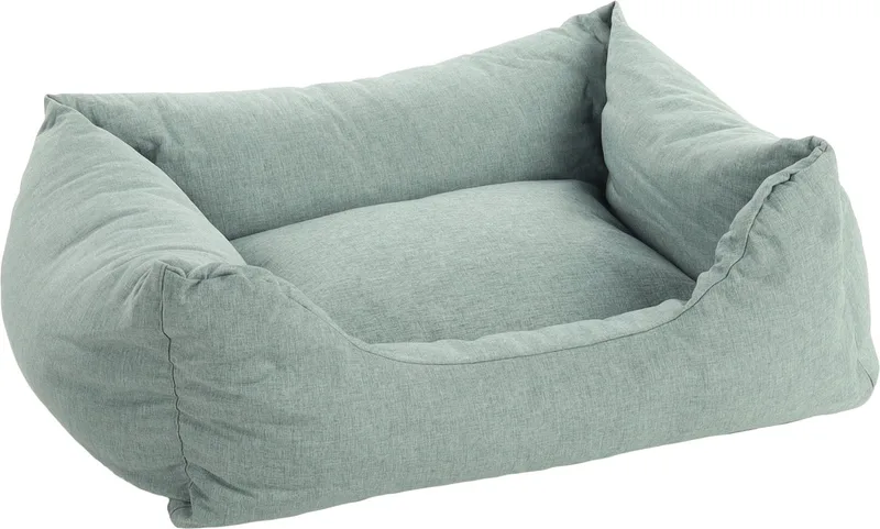 Mand Geneve Rechthoekig - 65 x 50 x 20 cm - Hondenmand - Hondenkussen by Flamingo in Light green – product photo