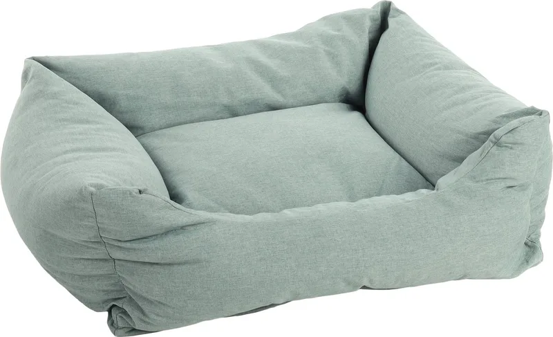 Mand Geneve Rechthoekig - 80 x 67 x 22 cm - Hondenmand - Hondenkussen by Flamingo in Light green – product photo