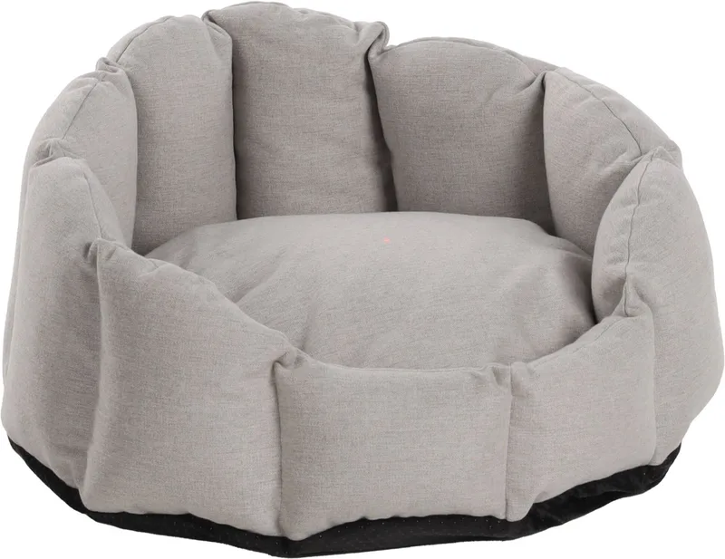 Mand Iffy Ovaal Lichtgrijs - kattenmand - A:55cm B:45cm C:28cm D:37cm E:34cm F:11cm by Flamingo in Light grey – product photo