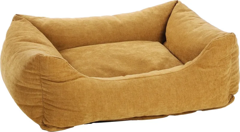 Mand Ikona Rechthoekig Oker - 80 x 67 x 22 cm - Hondenmand - Hondenkussen by Flamingo – product photo