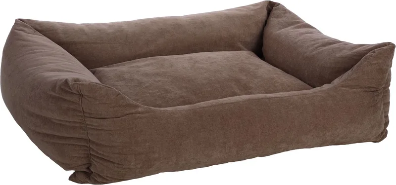 Mand Ikona Rechthoekig Taupe - 100 x 80 x 25 cm - Hondenmand - Hondenkussen von Flamingo – Produktfoto