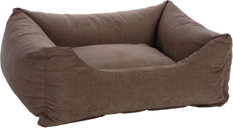 Mand Ikona Rechthoekig Taupe - 80 x 67 x 22 cm - Hondenmand - Hondenkussen von Flamingo – Produktfoto