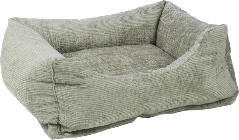 Mand Kantor Rechthoekig - 65 x 50 x 20 cm - Hondenmand - Hondenkussen by Flamingo in Green – product photo