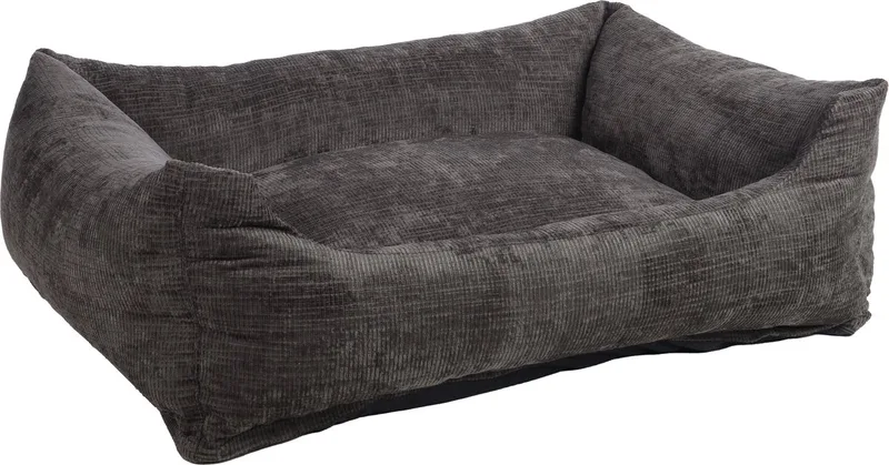 Mand Kantor Rechthoekig Grijs - 100 x 80 x 25 cm - Hondenmand - Hondenkussen de Flamingo – photo produit