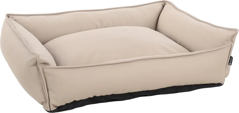 Mand Odet Rechthoekig - 80 x 67 x 22 cm - Hondenmand - Hondenkussen de Flamingo en Beige – photo produit
