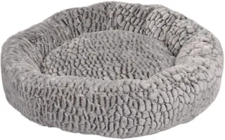 Lit Pour Chien Snoozzy Round de Flamingo en Gris – photo produit 1 sur 3