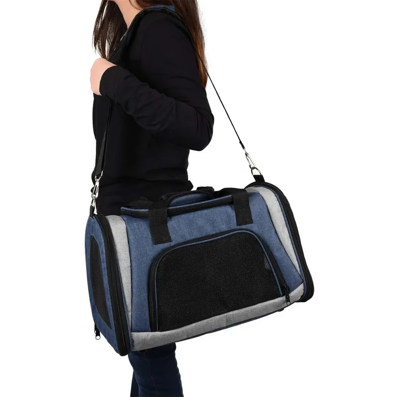 Martha - Draagtas Honden - Draagtas Martha 46x28x28cm - 1st - 126835 - 1st de Flamingo en Bleu – photo produit 5 sur 6