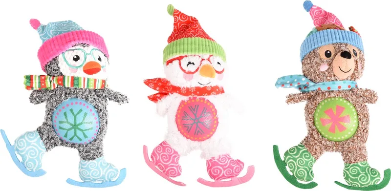 Marvy - Speelgoed Honden - Kerst Hs Marvy Plush Assortiment - 1st - 130456 - 1st de Flamingo en Meerdere uitvoeringen – photo produit