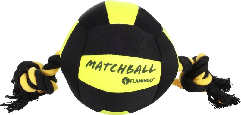 Matchball Aqua - Speelgoed Honden - Hs Matchball Aqua Zwart/geel 18cm - 1st - 124578 - 1st by Flamingo in Yellow – product photo 1 of 5