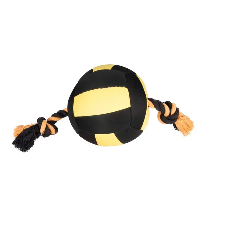 Matchball Aqua - Speelgoed Honden - Hs Matchball Aqua Zwart/geel 18cm - 1st - 124578 - 1st by Flamingo in Yellow – product photo 3 of 5