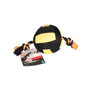 Matchball Aqua - Speelgoed Honden - Hs Matchball Aqua Zwart/geel 18cm - 1st - 124578 - 1st by Flamingo in Yellow – product photo 5 of 5