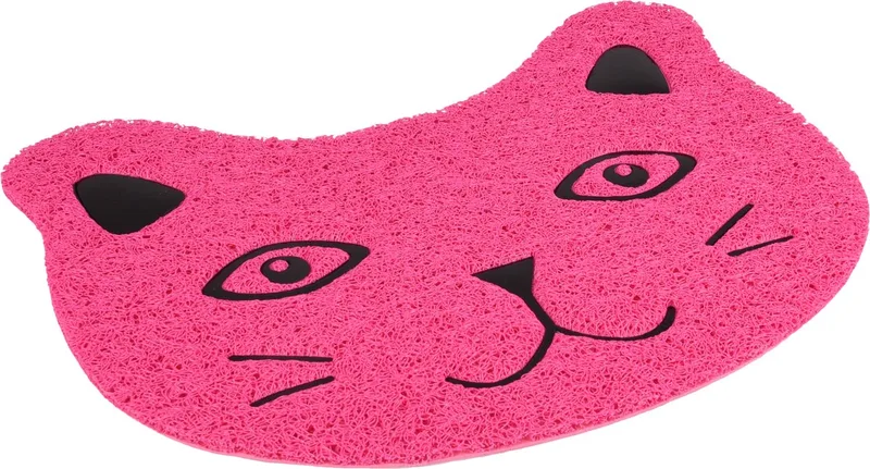 Matti Pancho - Kattenbakmat Katten - Kattenbakmat Pancho Fuchsia 30x40cm - 1st de Flamingo en Rose – photo produit