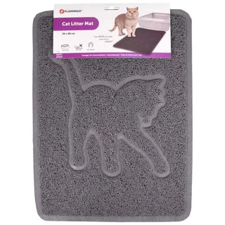 Matti Rosie - Kattenbakmat Katten - Kattenbakmat Rosie 35x48cm - 1st fra Flamingo i Grå – produktbillede 2 af 3