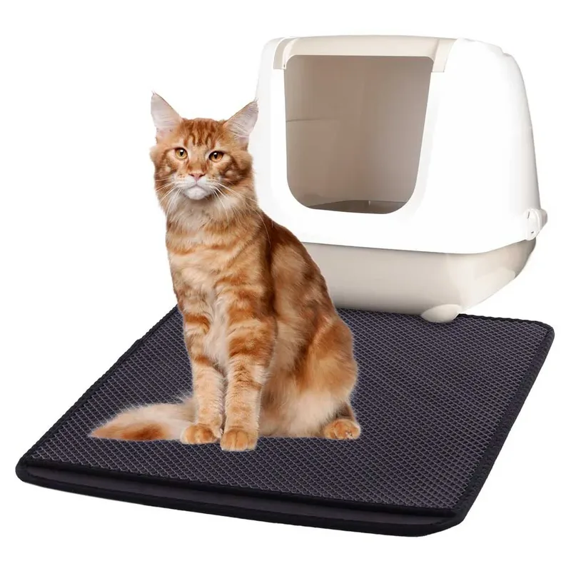 Matz - Kattenbakmat Katten - Kattenbakmat Matz 70x60cm - 1st - 133521 - 1st by Flamingo in Black – product photo 2 of 3