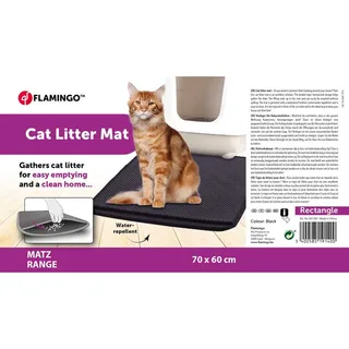 Matz - Kattenbakmat Katten - Kattenbakmat Matz 70x60cm - 1st - 133521 - 1st by Flamingo in Black – product photo 3 of 3