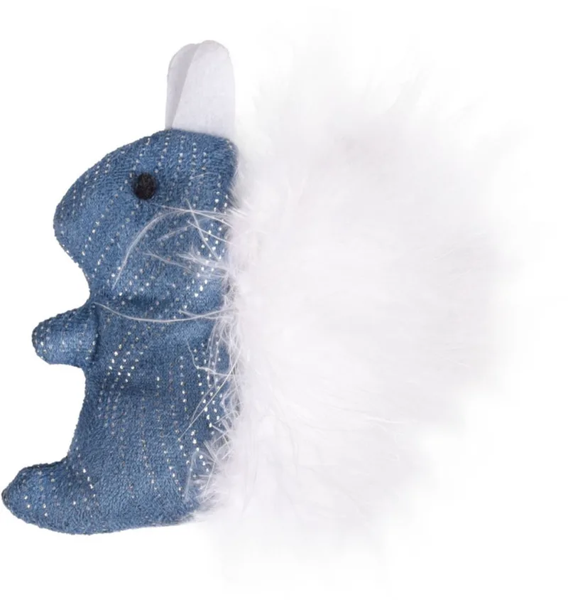 Medy eekhoorn speeltje. afmeting 8,5 x 9,5 cm voor kat. by Flamingo in Blue – product photo