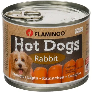 Miniworstjes Met Konijn Hondensnack 120g 12 Stukken by Flamingo – product photo 1 of 2