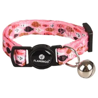Minou - Halsband Katten - Kittenhalsband Minou 15/22cm 10mm Assortiment - 1st - 128400 - 1st de Flamingo en Multicolore – photo produit 4 sur 6