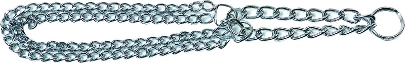 Mio - Anti-trek Halsband Honden - Anti-trek Halsband Mio 2 Rijen L 44-55cm 2mm - 1st - 126368 - 1st by Flamingo in Silver – product photo