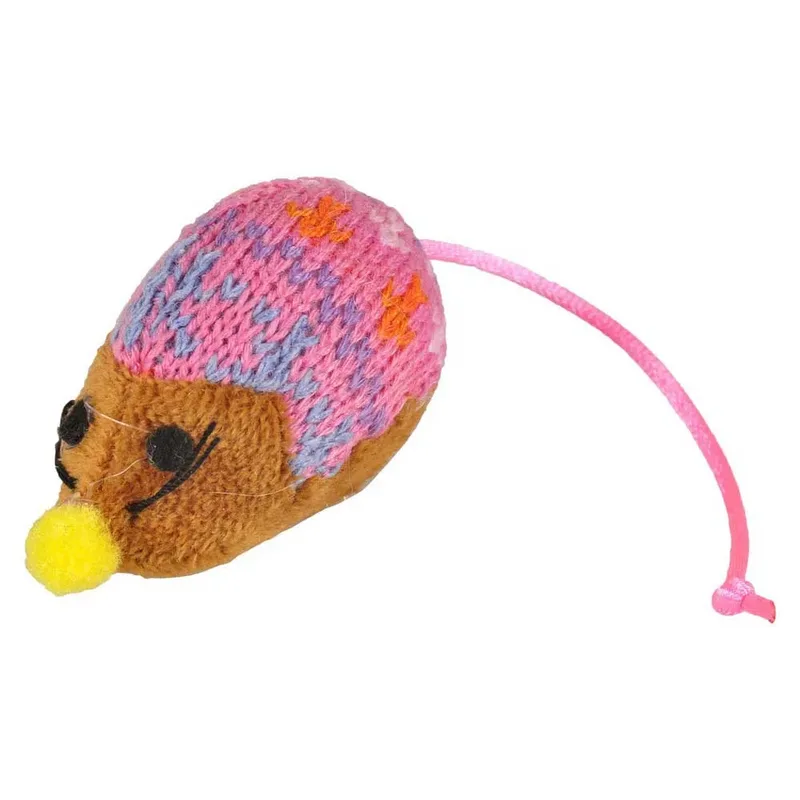 Jouet Pour Chat Mohaire Assorti de Flamingo – photo produit 3 sur 5
