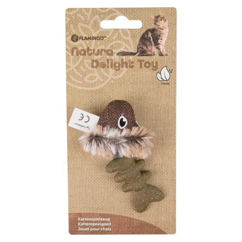 Natura Delight - Speelgoed Katten - Ps Natura Delight Catnip Vis Mix 9cm - 1st - 130380 - 1st von Flamingo in Braun – Produktfoto 2 von 3