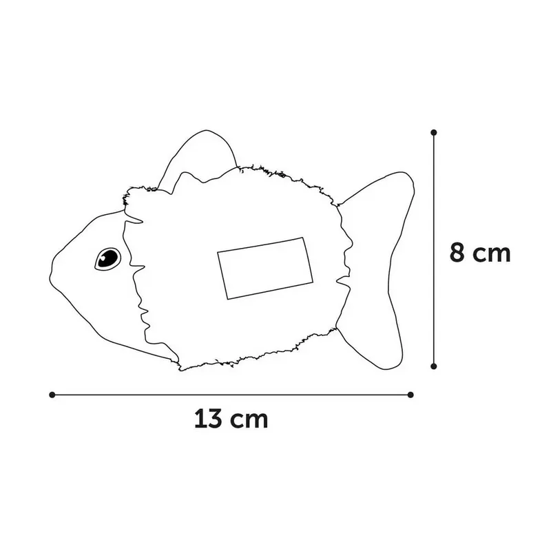 Jouet Pour Chat Natural Delight Mix Fish de Flamingo en Multicolore – photo produit 3 sur 3