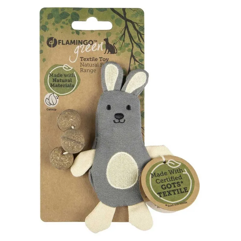 Natural Fun Rabbit Katten Speelgoed von Flamingo – Produktfoto 5 von 6