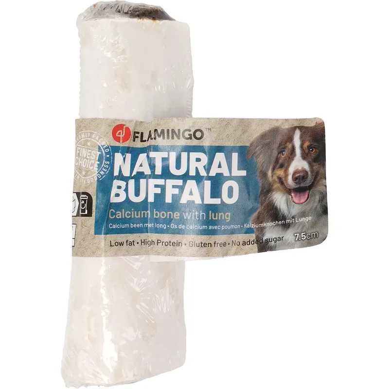 Nature Snack Os Au Calcium Et Poumon Pour Chien 7.5cm de Flamingo – photo produit 2 sur 2