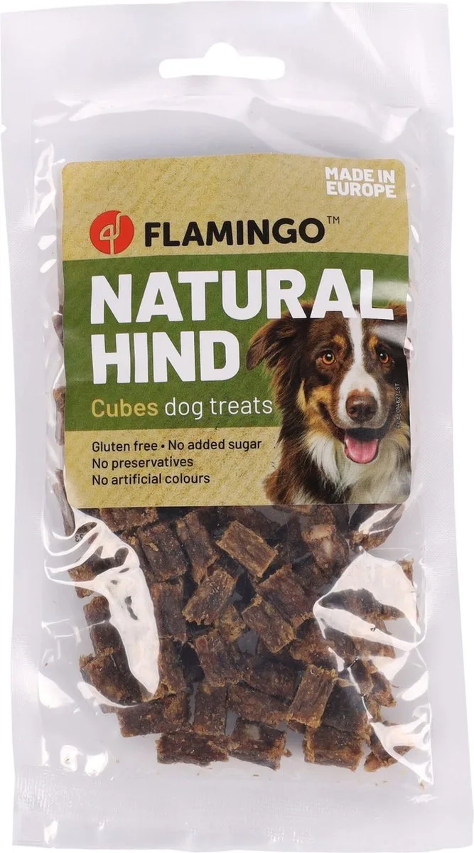 Nature - Snack Honden - Nature Snack Hinde Blokjes 80g - 1st - 139162 - 1st fra Flamingo – produktbillede