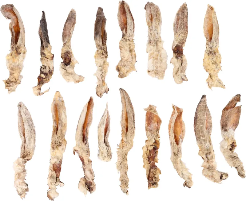 Nature - Snack Honden - Nature Snack Konijnenoren Met Haar 200gr - 1st de Flamingo – photo produit