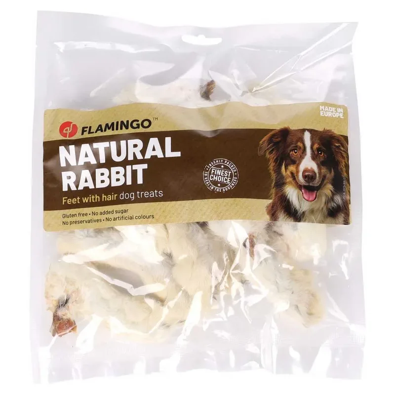 Nature - Snack Honden - Nature Snack Konijnenpoten Haar 200gr - 1st - 138654 - 1st by Flamingo – product photo 2 of 2
