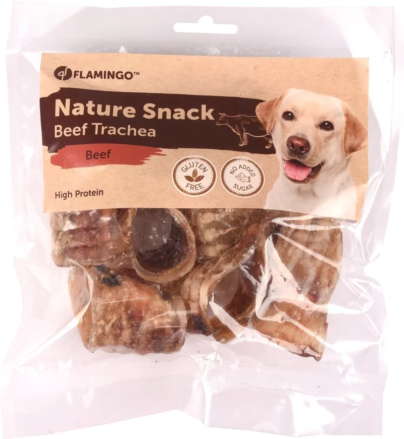 Nature - Snack Honden - Nature Snack Luchtpijp 5-6cm 100gr - 1st - 126967 - 1st fra Flamingo – produktbillede
