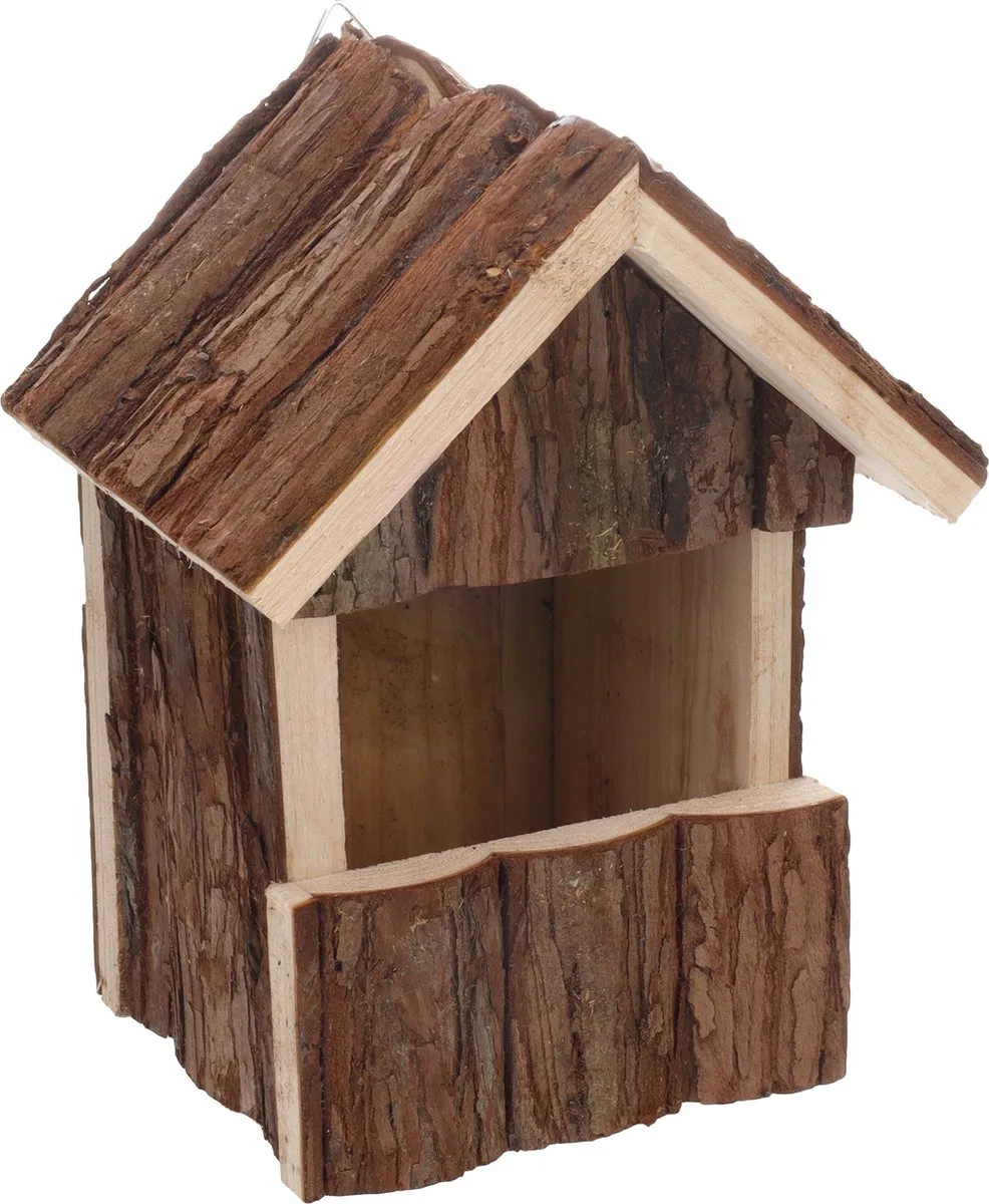 Nestkastje Gancha Hout – FSC-gecertificeerd Dennenhout, Weerbestendig, Mooi Design voor in uw Tuin fra Flamingo i Naturel4 – produktbillede