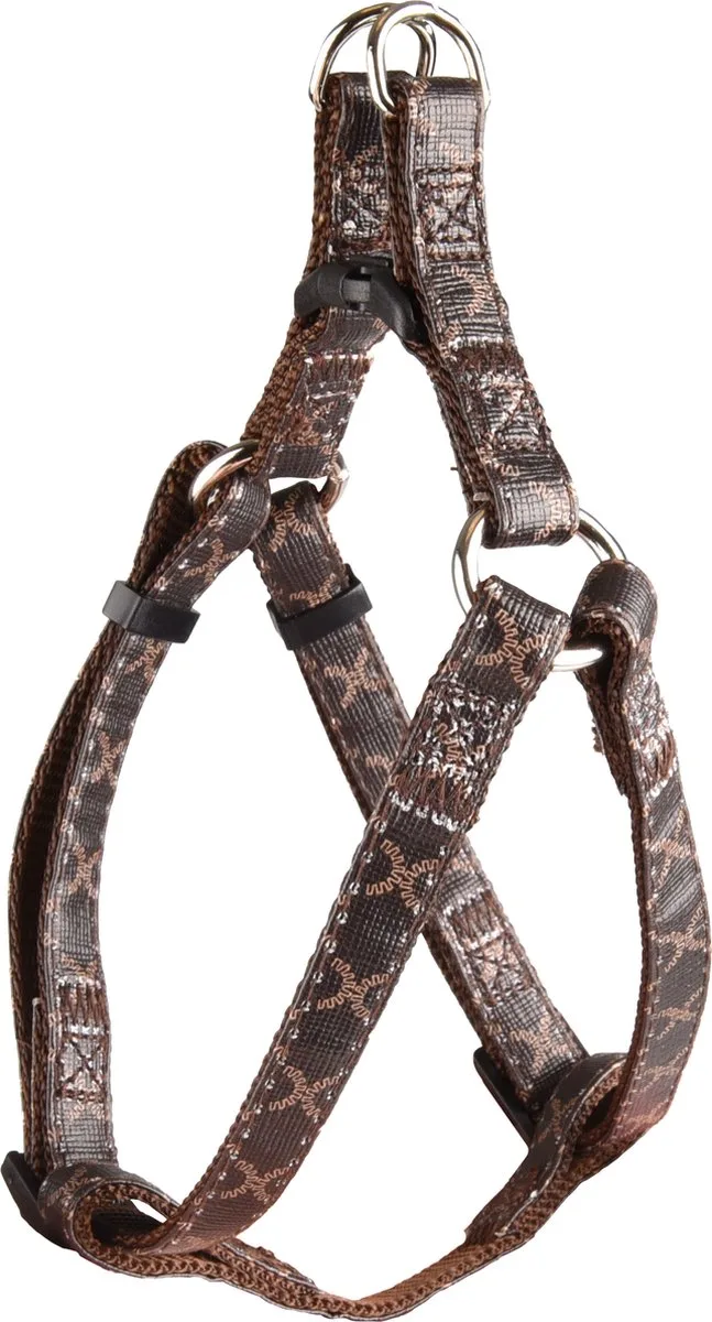 Odin Step&go - Harnas Honden - Harnas Step&go Odin Xs 30-40cm 10mm - 1st - 128026 - 1st de Flamingo en Marron – photo produit