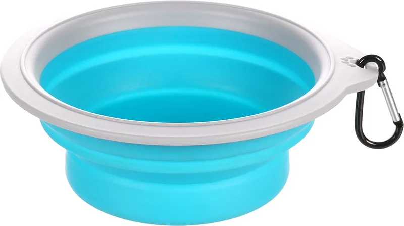 Opvouwbare Drinkbak Bubo - Hond / Kat - Grijs - 625ml by Flamingo in Blue – product photo 1 of 4