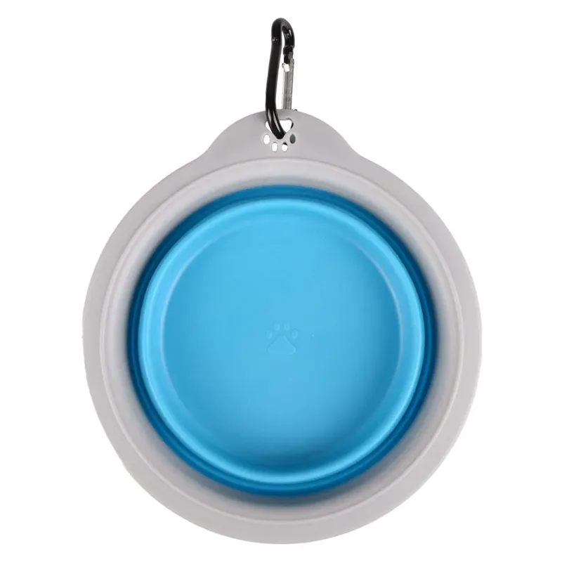 Opvouwbare Drinkbak Bubo - Hond / Kat - Grijs - 625ml by Flamingo in Blue – product photo 2 of 4