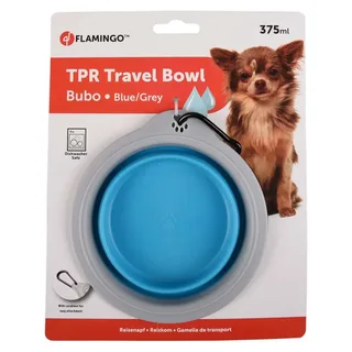 Opvouwbare Drinkbak Bubo - Hond / Kat - Grijs - 625ml by Flamingo in Blue – product photo 3 of 4