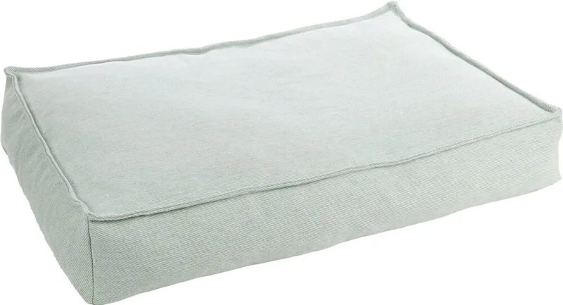 Orthopedische hondenkussen – Premium Line – Pure luxe hondenkussen 100 x 70 x 18 cm – Extra memory foam voor maximaal comfort – Flamingo Baldar Hondenkussen de Flamingo en Vert – photo produit
