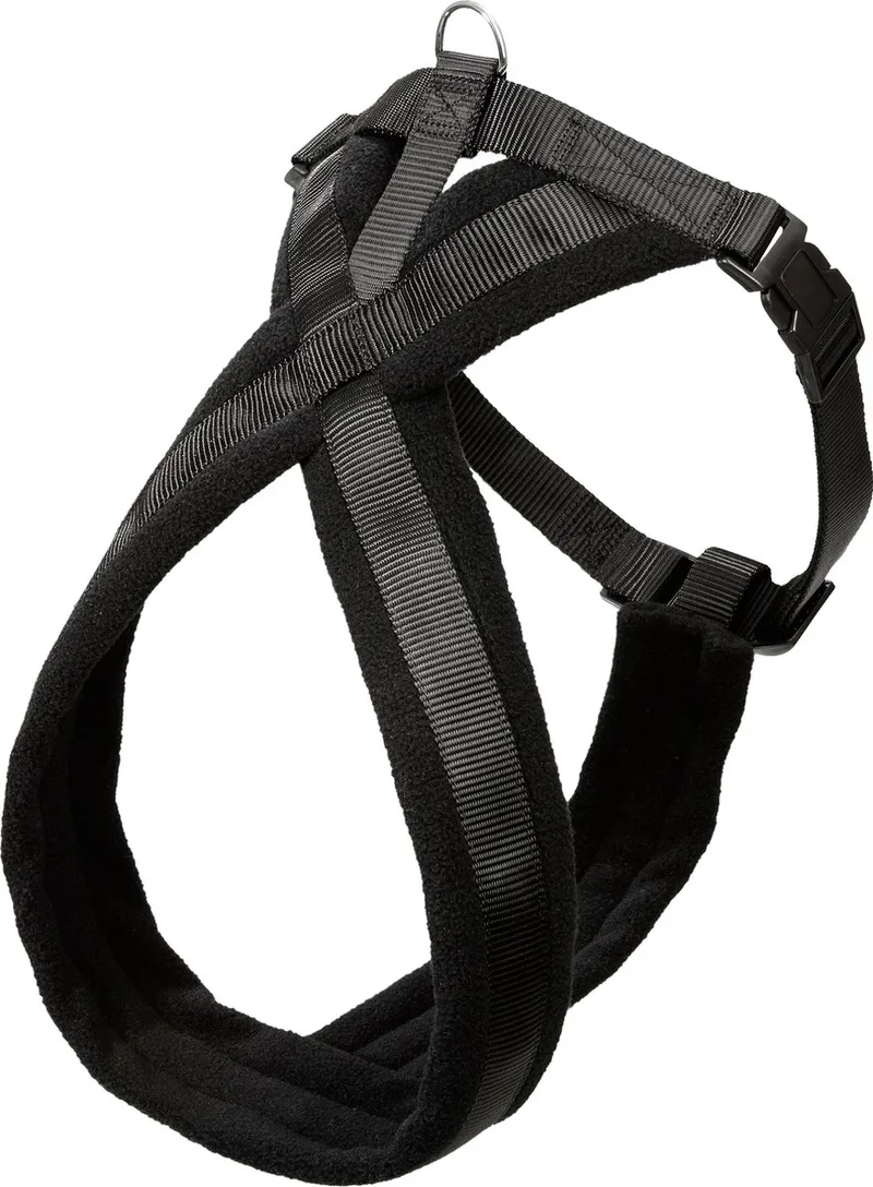 Palos Cross - Harnas Honden - Harnas Cross Palos L 64-80cm 25mm - 1st - 113383 - 1st by Flamingo in Black – product photo