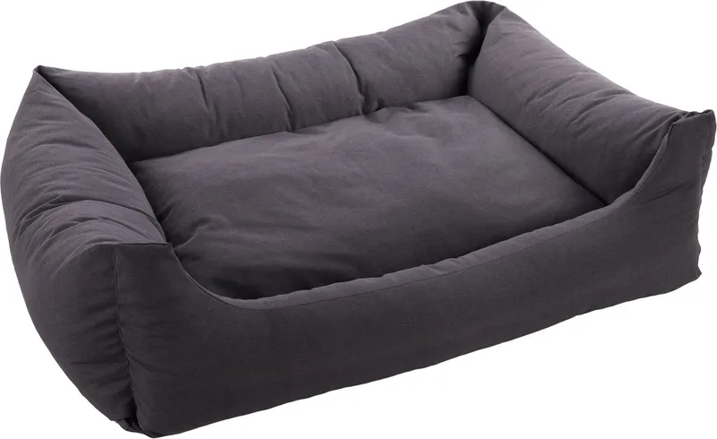Panama - Mand Honden - Mand Panama Rechthoekig+rits Donkergrijs 120x95x37cm - 1st - 135537 - 1st de Flamingo en Gris – photo produit