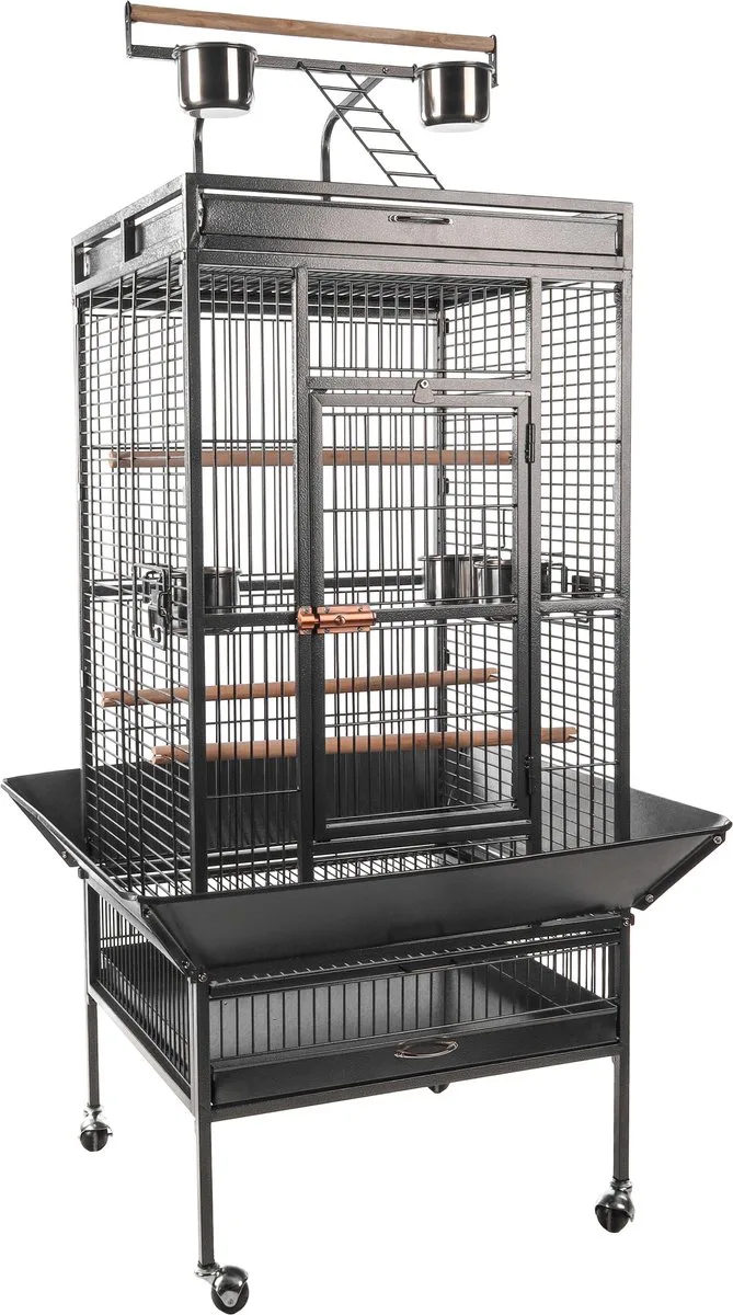 Papegaaienkooi Paolo by Flamingo in Anthracite – product photo