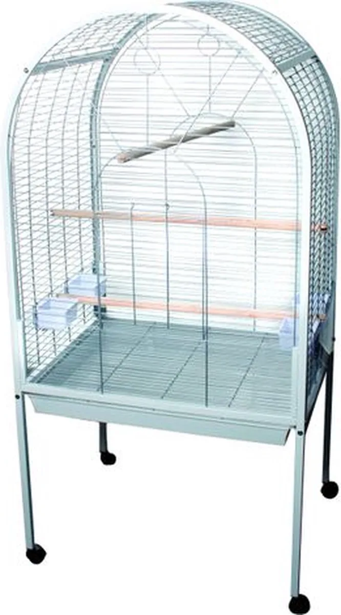papegaaienkooi polly - 77.5cm L x 60cm B x 155.5cm H von Flamingo in Weiß – Produktfoto