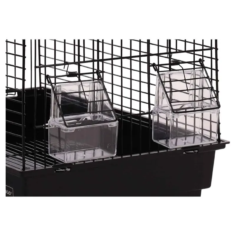 Parkietenkooi bali 42x30x58cm by Flamingo in Black – product photo 3 of 4
