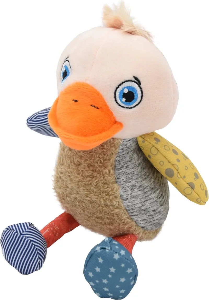 Perry eend -pluche-hondenspeelgoed-27cm by Flamingo in Multicolour – product photo