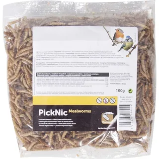 Picknic Mealworms Vogelvoer 100g by Flamingo – product photo 1 of 2
