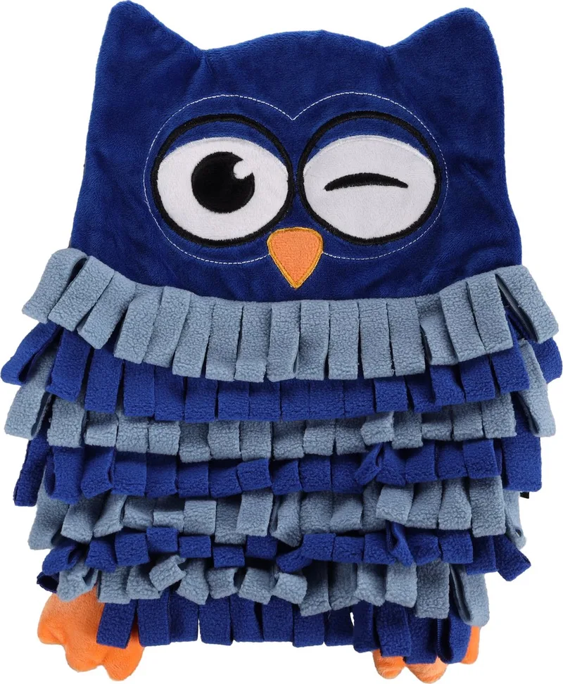 Plinkie - Snuffelmat Honden - Snuffelmat Plinkie Uil 27x33x2,5cm - 1st - 137471 - 1st by Flamingo in Blue – product photo